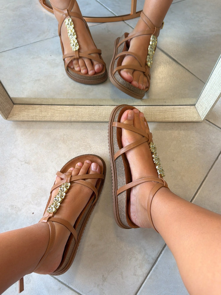 Moleca Tan Wedges
