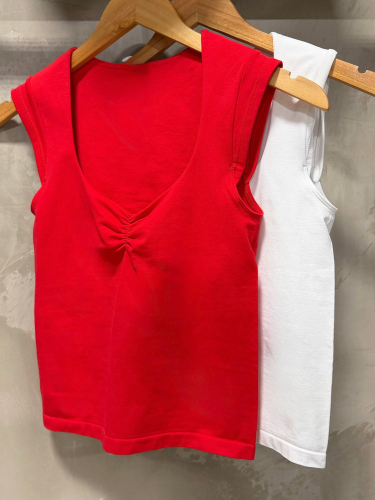 Iliana Red Basic Tank