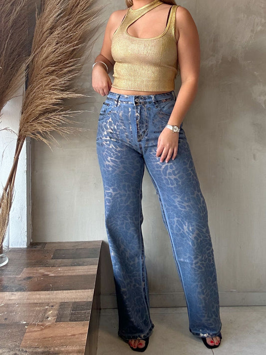 FINAL SALE - Morgan Leopard Jean