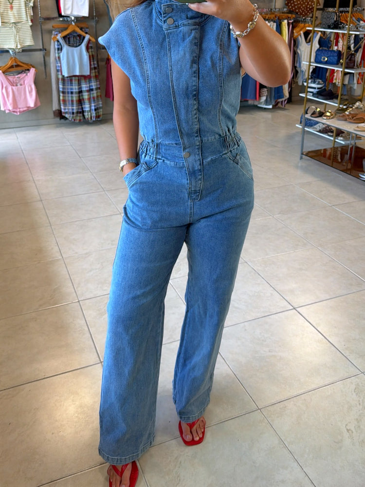 Cali Denim Jumpsuit