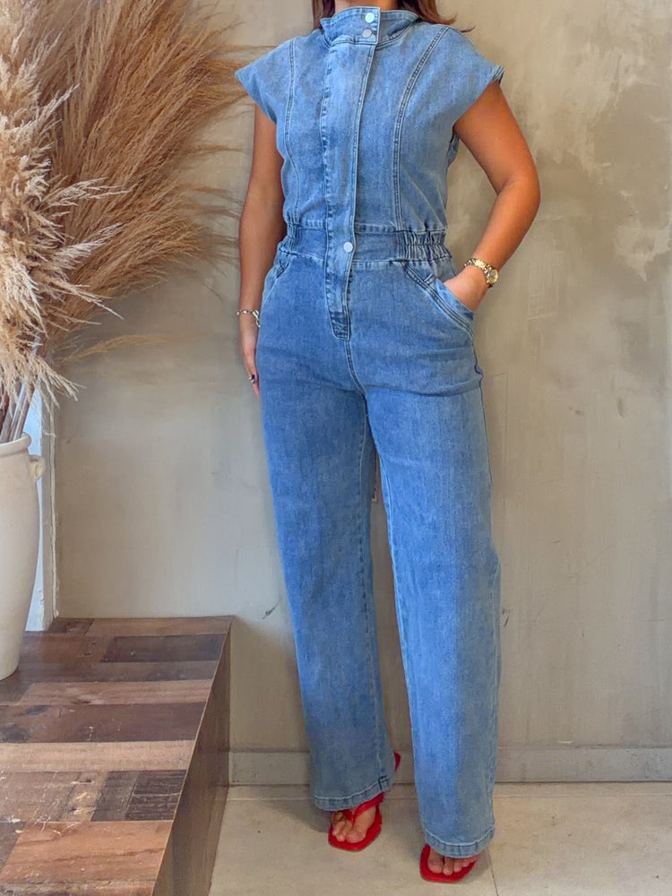 Cali Denim Jumpsuit